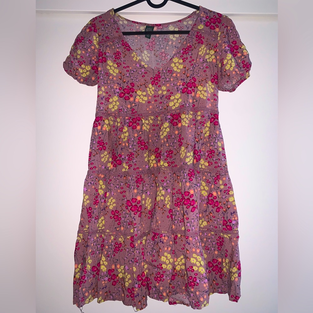 Pink Floral Dress